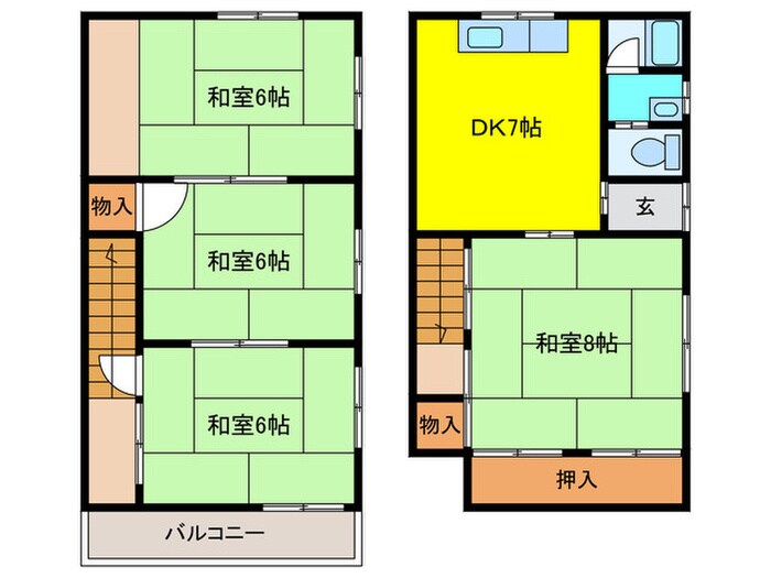 貸家の物件間取画像