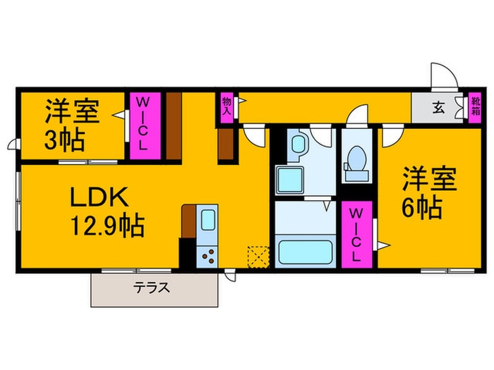 Ｍｉｒａ　Ａｄａｇｉｏの物件間取画像