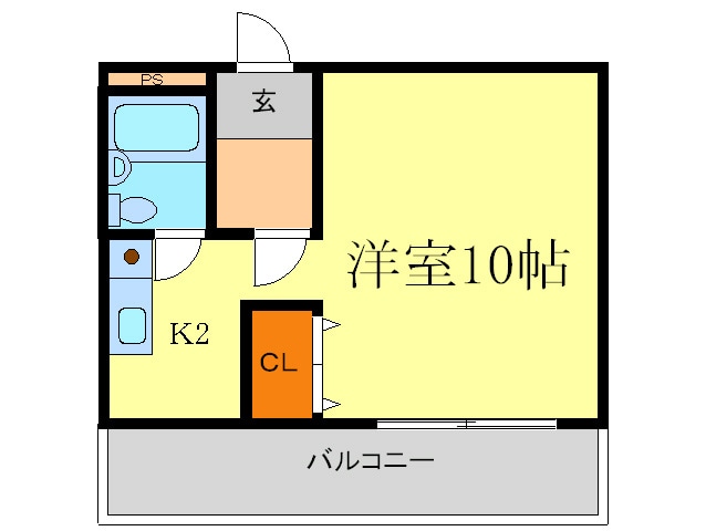 第２山本ビルの物件間取画像