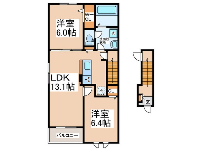 モントレゾールの物件間取画像