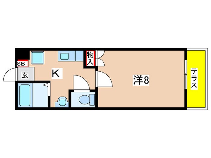 龍安寺コープの物件間取画像