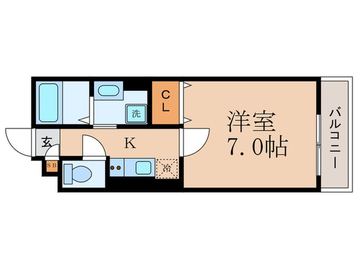 ASUKAⅡの物件間取画像