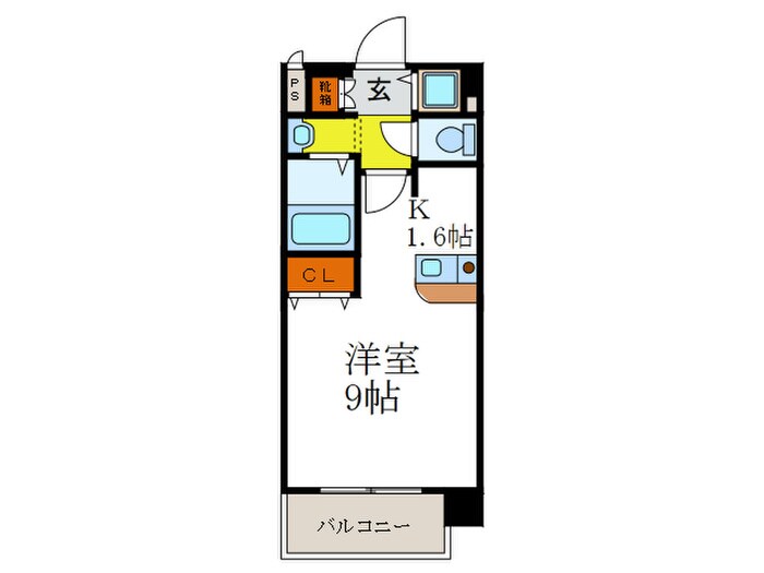 プレサンス京大東（２０２）の物件間取画像