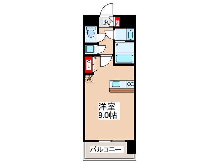 エスキュート上本町イーストの物件間取画像