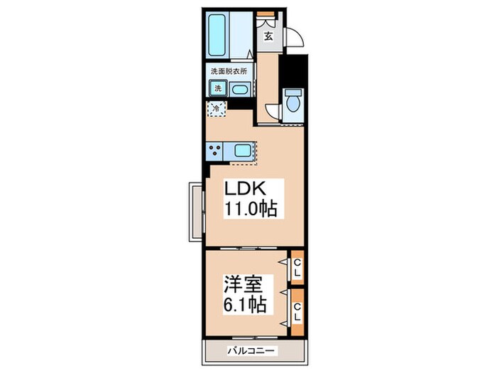 Garden 浜プラスの物件間取画像