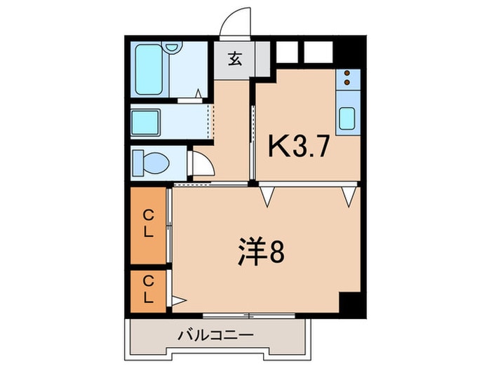 ロイヤルハイツタツミの物件間取画像