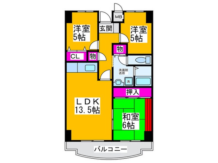 プレスト・コ－ト壱番館の物件間取画像