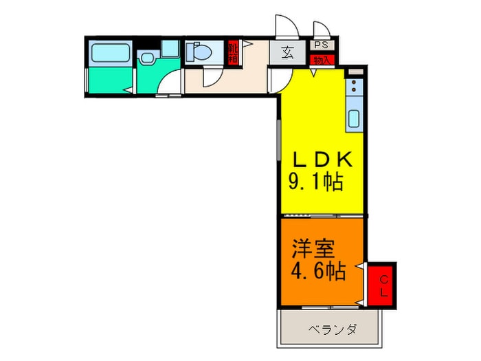 セレニティ若江東町の物件間取画像