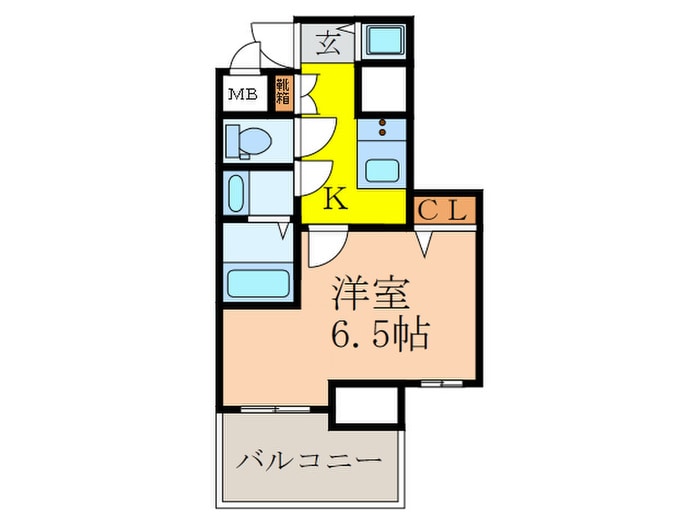 ｴｽﾘｰﾄﾞ新大阪ｻﾞ･ﾏｰｸ(1404)の物件間取画像