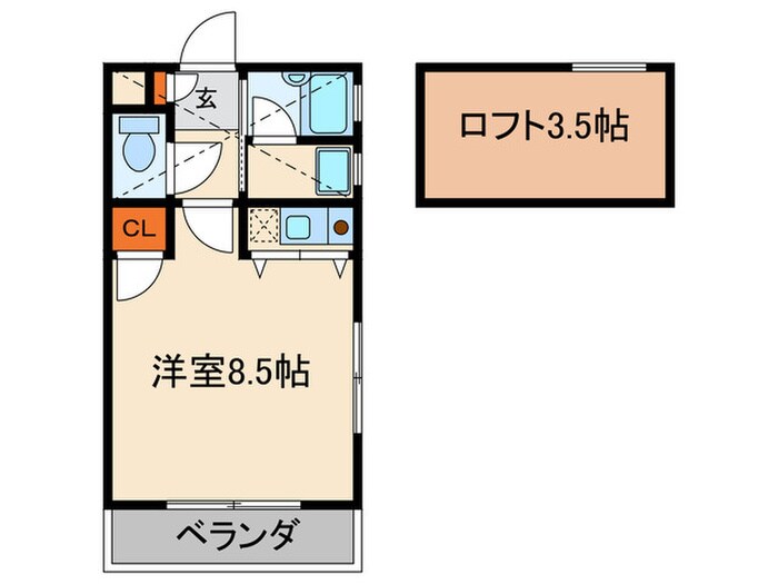 プレ－ヌリュンヌの物件間取画像