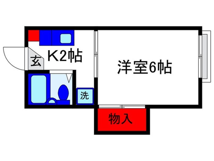 宮山ハイツの物件間取画像