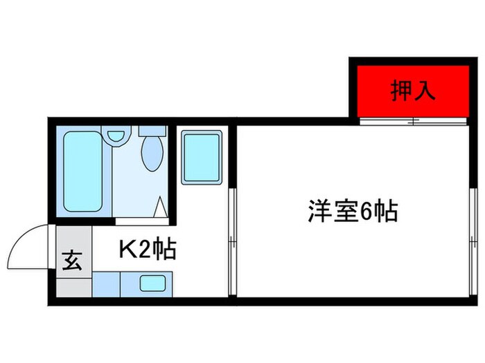 宮山ハイツの物件間取画像