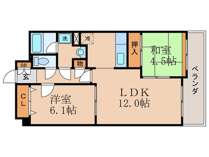 グランディオス 京都東の物件間取画像