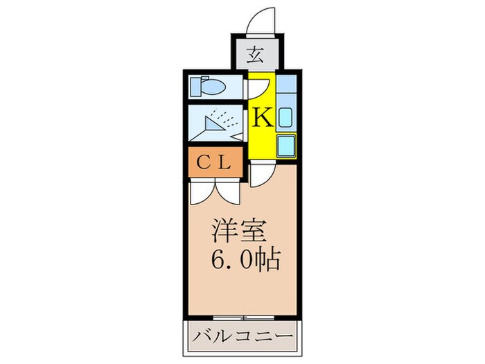 ローズコーポ新大阪８の物件間取画像