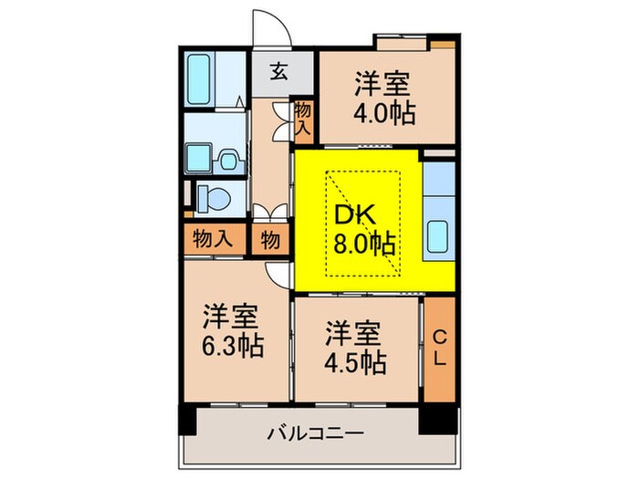 ＯＰＨ新千里南町(２棟)の物件間取画像