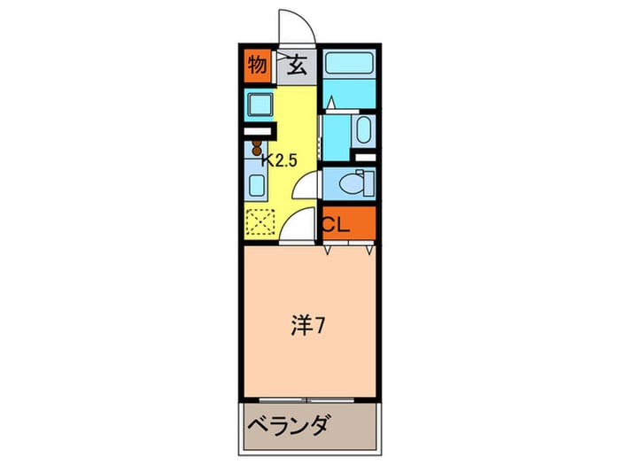 ラポ－ルⅠの物件間取画像