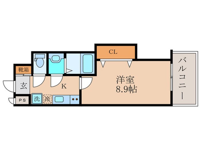 ラグゼ山科の物件間取画像