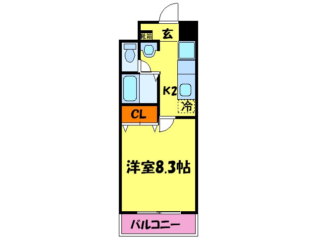 ハウスセゾン四条通の物件間取画像