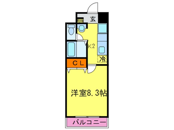 ハウスセゾン四条通の物件間取画像