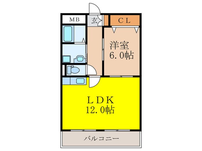 第1星栄ハイツの物件間取画像