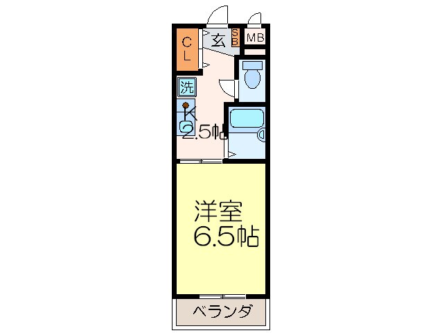 ルマンド１号館の物件間取画像