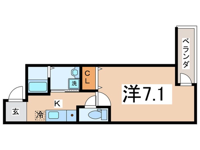 フジパレス長田ノースの物件間取画像