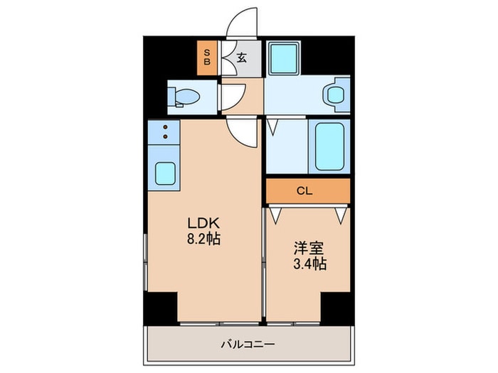 ソルテラス嵯峨嵐山の物件間取画像