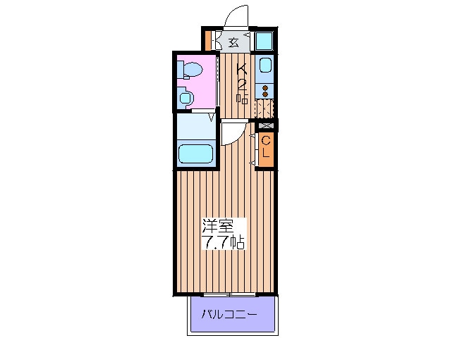 グランル－ジュ中之島南の物件間取画像