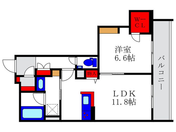 DELIGHT　SQUARE　QUATROの物件間取画像