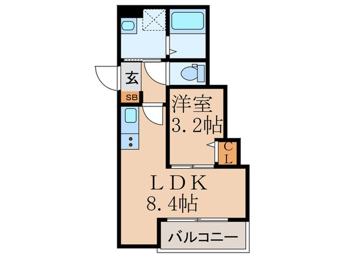 TATERU Apartment 大道南1丁目の物件間取画像