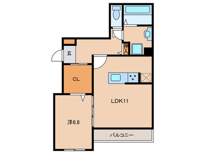 KITANO COLNの物件間取画像