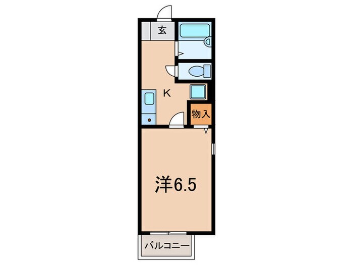 トゥインクル谷上の物件間取画像