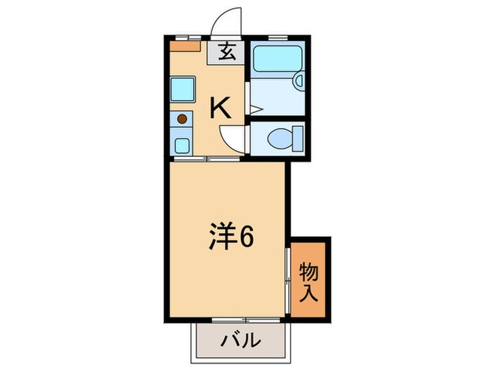 シーサイド西舞子Ｂの物件間取画像