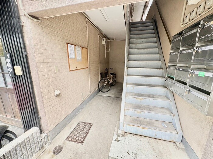 明美ﾏﾝｼｮﾝの物件外観写真