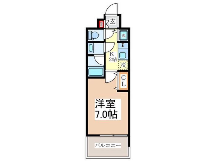 ソルテラスOSAKAEASTGATE(906)の物件間取画像