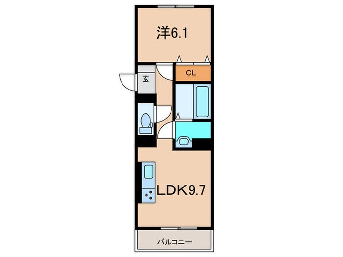 Pista神戸板宿の物件間取画像