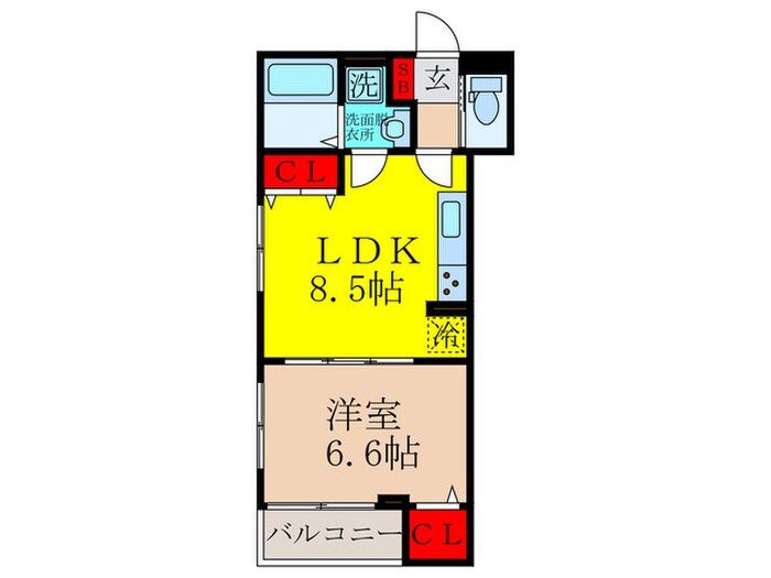 パーチェ　エテルノ　Ⅰの物件間取画像