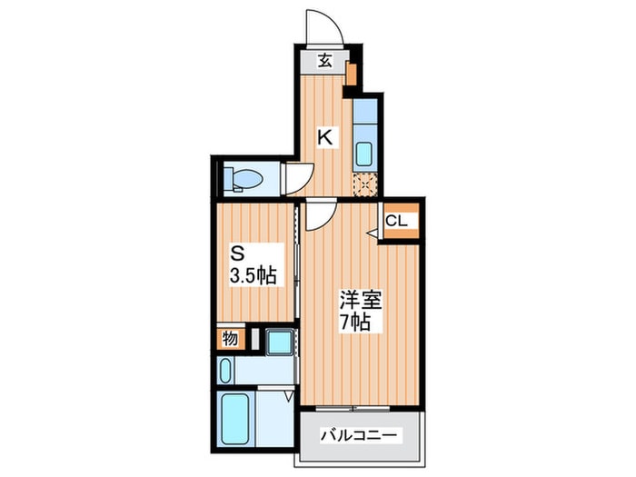 カーサ・クスノキの物件間取画像