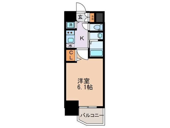 LiveCasa本町の物件間取画像