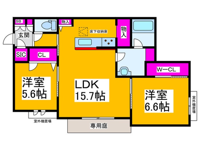 仮）shamaison Ecracieの物件間取画像