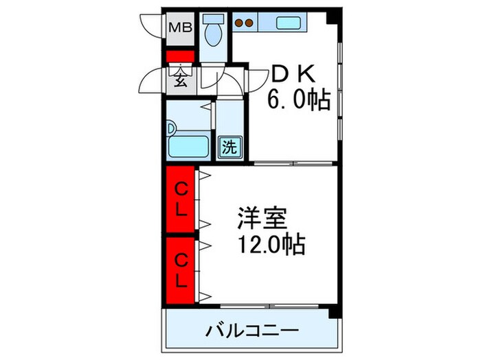 エスポワール寺内の物件間取画像