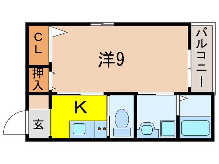 クレール上鳴尾の物件間取画像