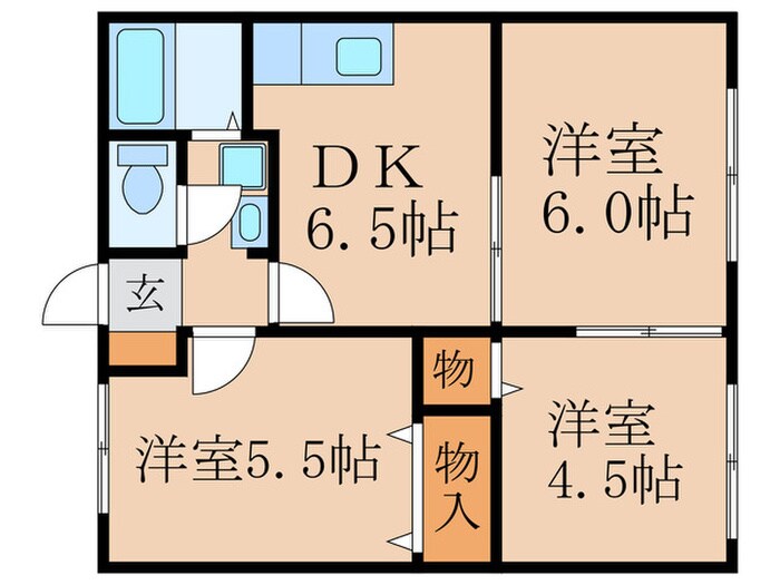 ハイツカルテットの物件間取画像