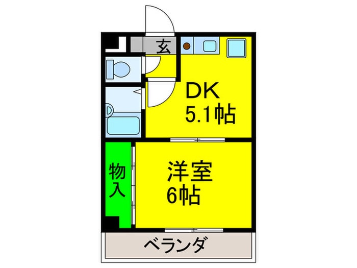 メゾンエストの物件間取画像