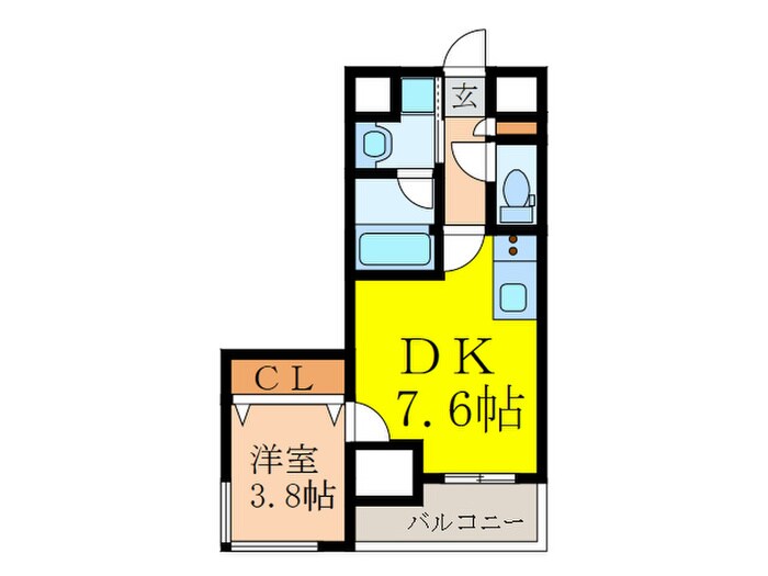 ORSUS新大阪の物件間取画像