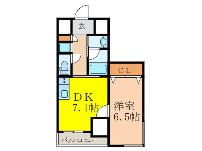 ORSUS新大阪の物件間取画像