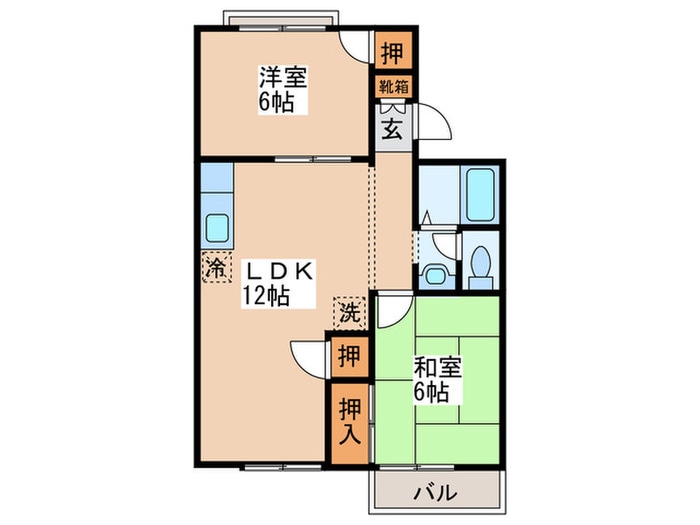 ヴァンベール松井の物件間取画像