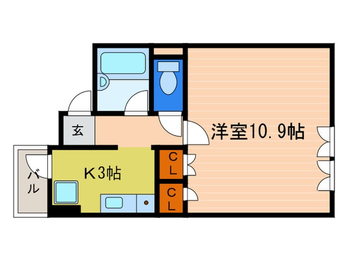 WINDSⅡの物件間取画像