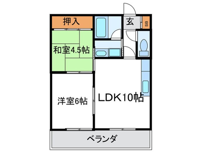 ピュアヒルズ向丘の物件間取画像