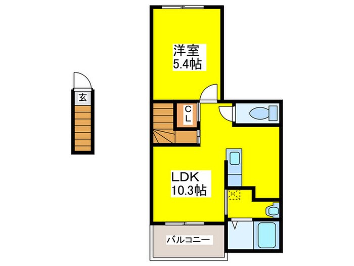 グランソレイユの物件間取画像